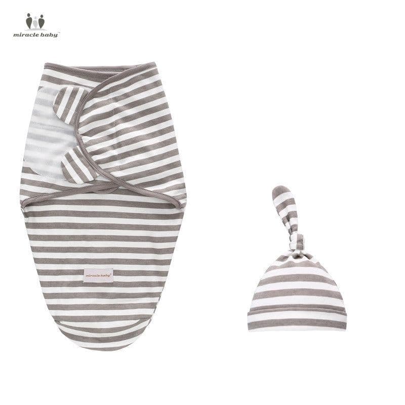 image-Miracle Baby Swaddle Wrap - Large 75*60cm Pure Cotton Newborn