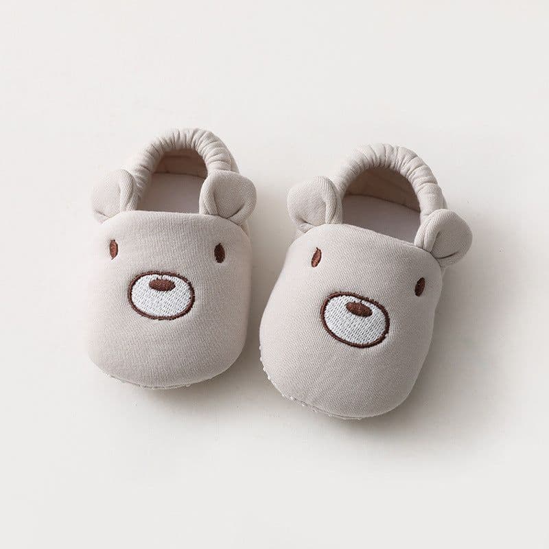 image-Three-dimensional ears cartoon children dispensing toddler shoes and socks spring and autumn striped animal short tube shallow mouth baby baby socks