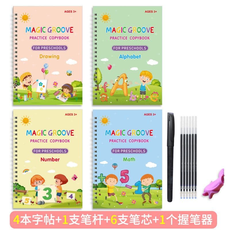 image-English Groove Copybook 3-6 Years Small 13x19cm