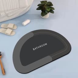 image-Shenghui Diatom Mud Bath Mat - Army-Black, Quick Dry, Easy Care