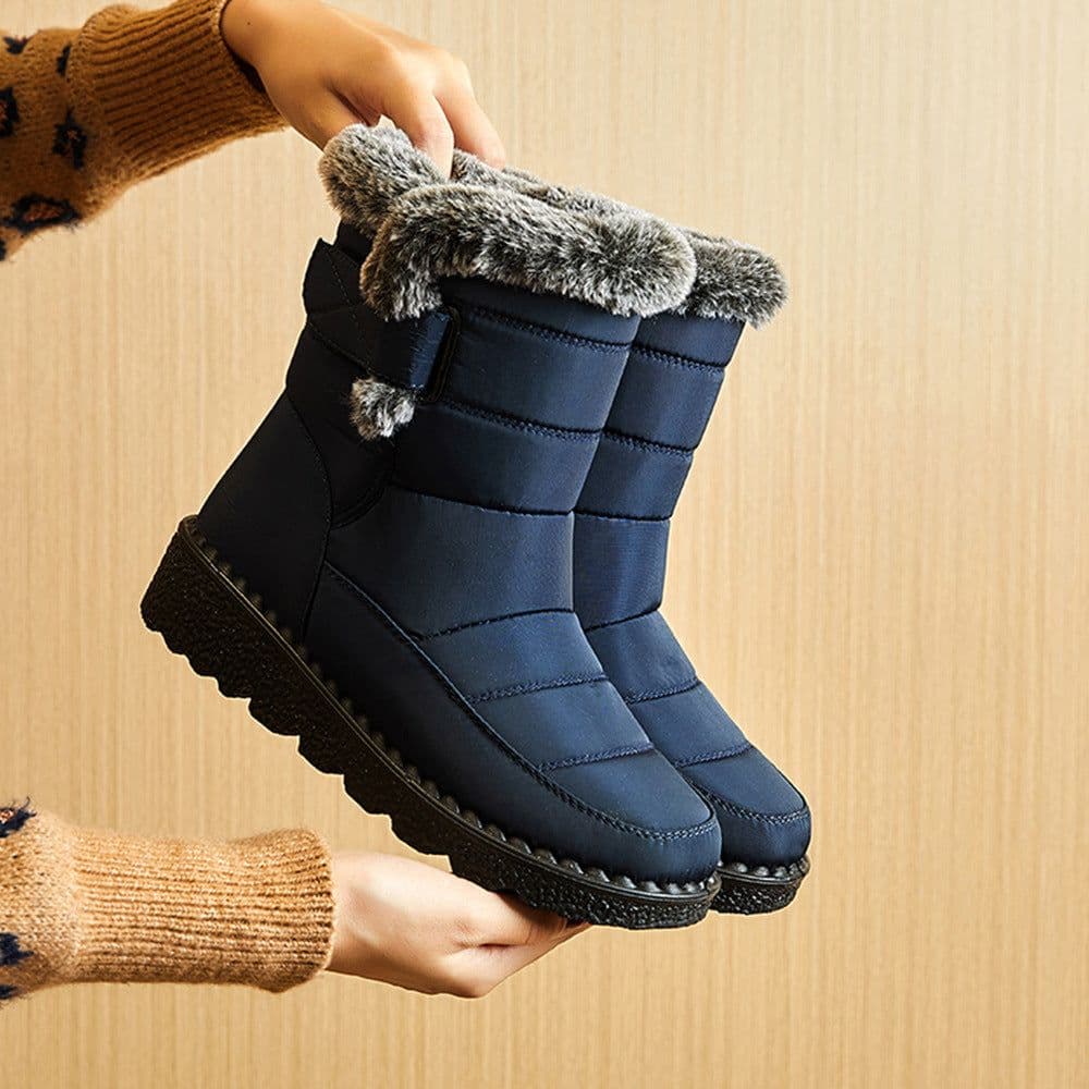 image-Good Extension Snow Boots Women Blue Size 44