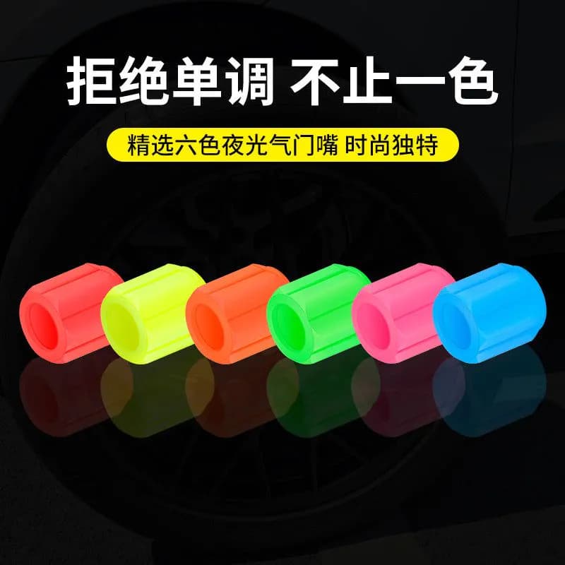 image-Luminous Valve Cap - Car Tire LED Light Universal