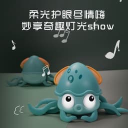 image-Douyin Toy Crab Induction Escape Children's Electric Toys Rechargeable Luminous Music Novelty Street Stall Night Market