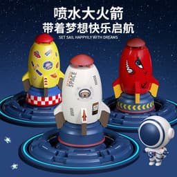 image-Rocket Sprinkler Toy - Water Spray Kids Outdoor Game