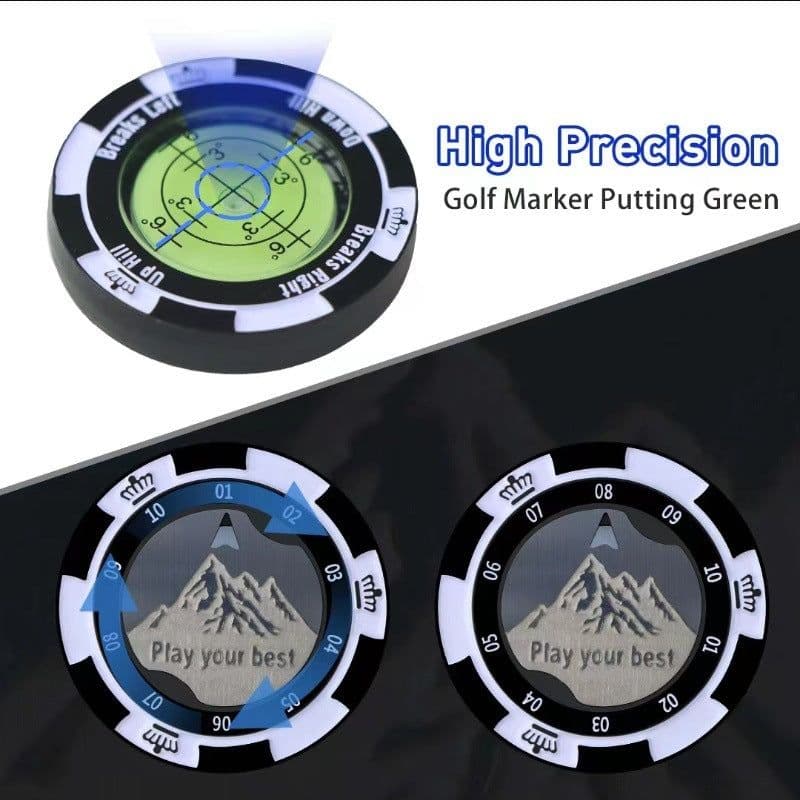 image-JZP Golf Ball Marker - Black Zinc Alloy