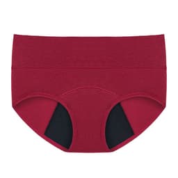 image-Women's Physiological Pants 3XL Blue Cotton High Waist