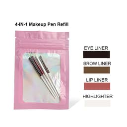 image-4 in 1 Makeup Pen - Black Eyeliner Eyebrow