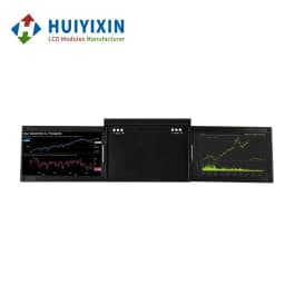 image-13.3-inch one-line connection three-screen display notebook expansion screen stock trading office mobile portable workbench