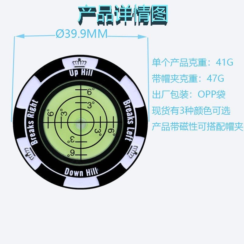 image-JZP Golf Ball Marker - Black Zinc Alloy