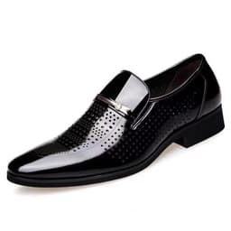 image-Men's Leather Shoes Pointed Toe Business Casual