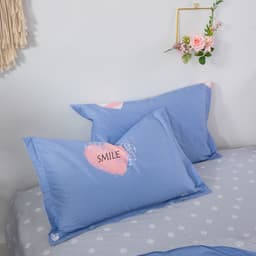 image-Spot Cotton Pillowcase - Cartoon Print Skin-Friendly