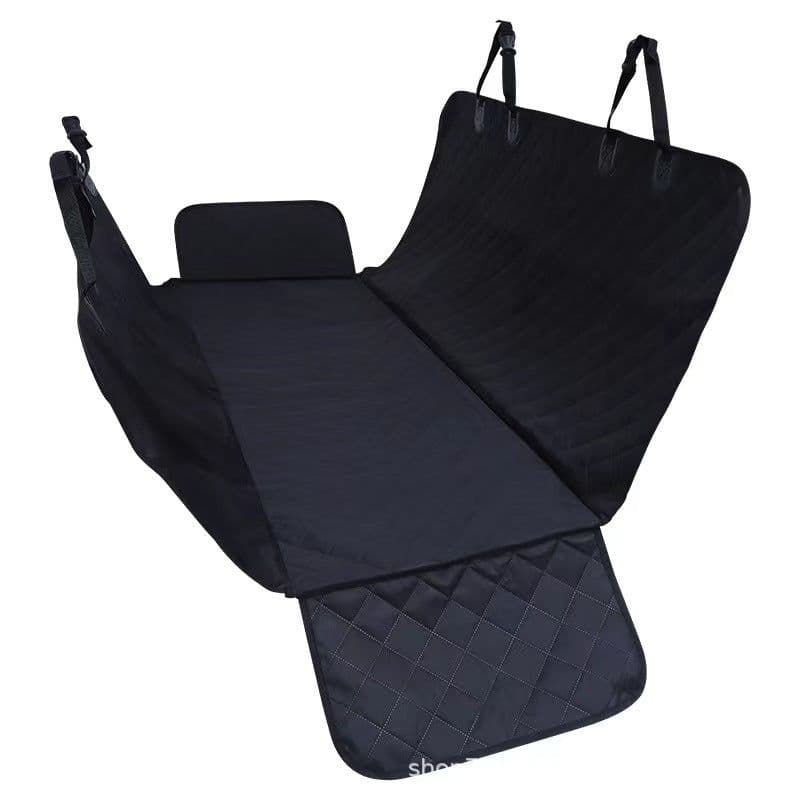 image-New Dog Car Seat Cushion, Anti-Scratch, Anti-Dirty Mat, Orange/Black Cloth, 137x147