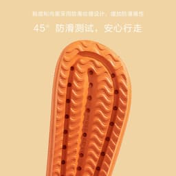 image-Unisex Xinhuiwang Flip Flops - Black, 44-45 Size, EVA Sole