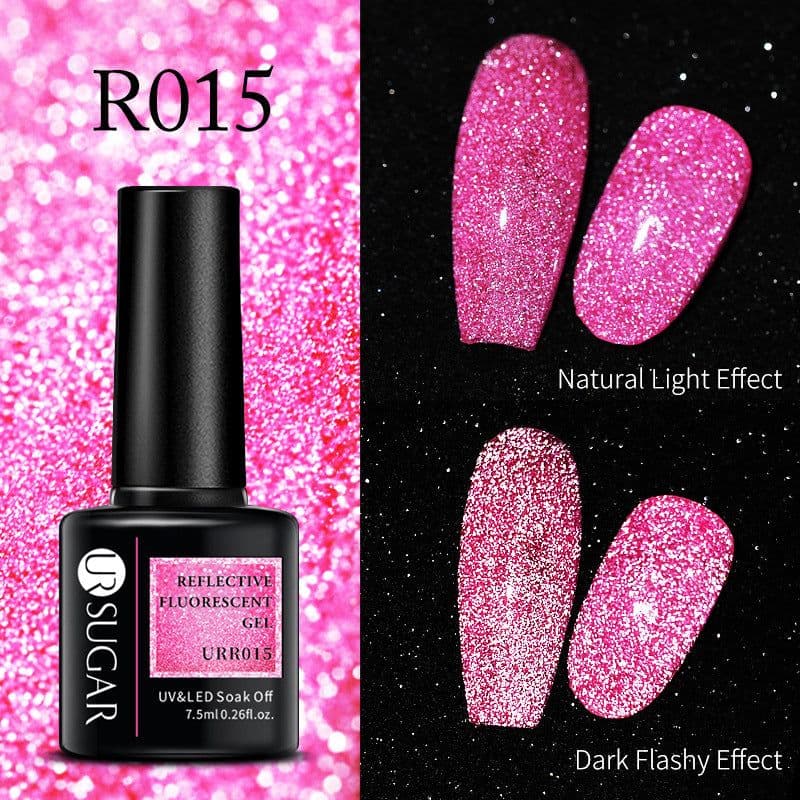 image-Fluorescent Reflective Manicure Gel - UR 2022 Phototherapy Jelly 7.5ml