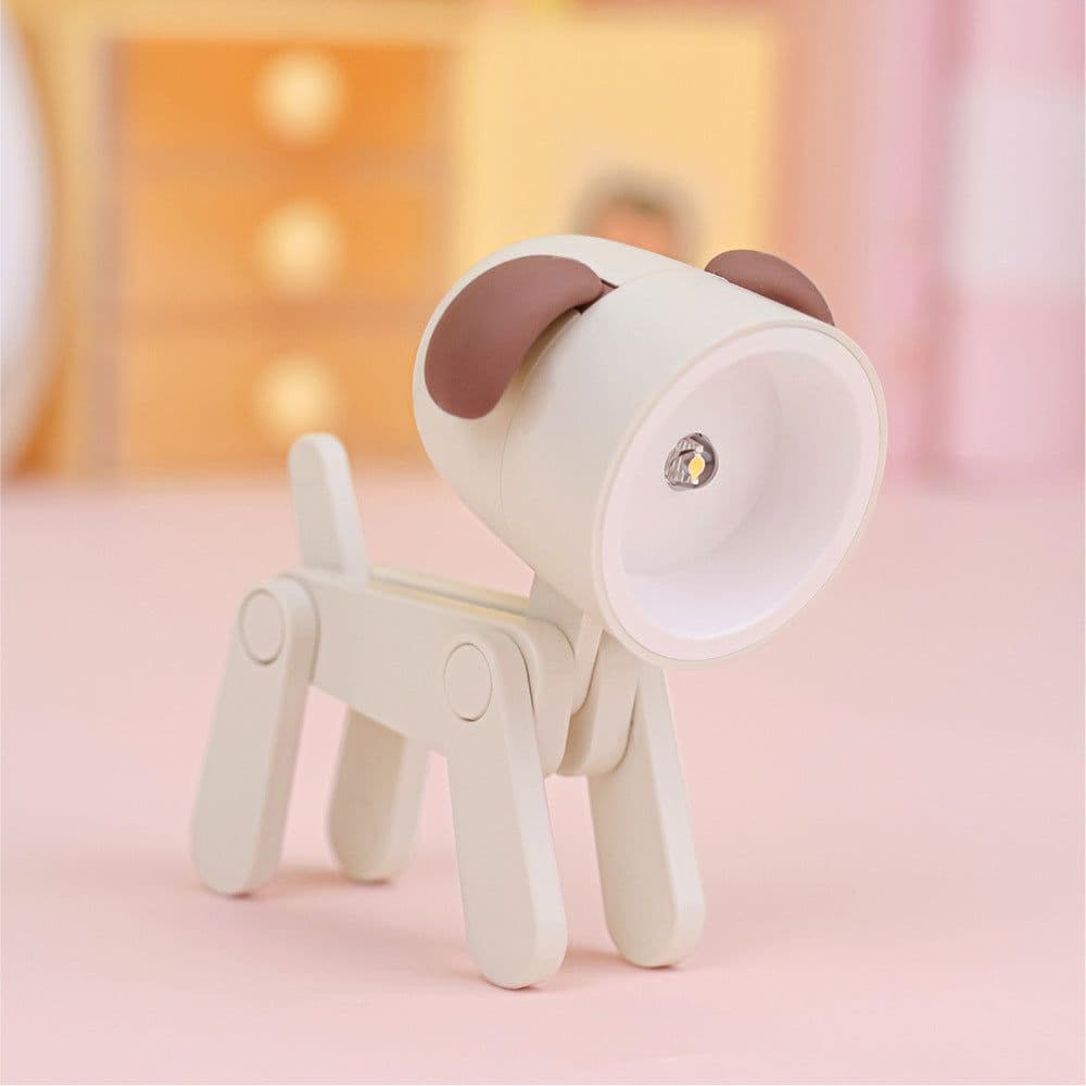 image-LED Night Light Pet Decoration Mini Phone Holder - Orange
