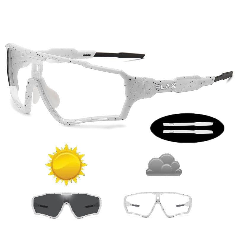 image-ELAX Cycling Glasses Color-Changing Windproof AP