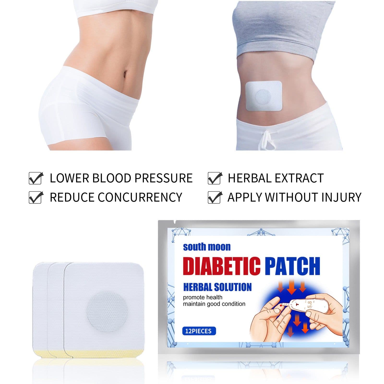 image-South Moon Sugar Soothing Navel Patch 12pcs