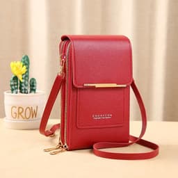 image-2022 Vertical Square Magnetic Buckle Casual Fresh Sweet Beauty Secret Coin Purse