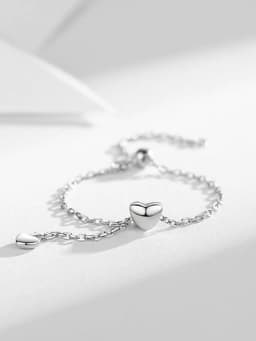image-925 silver-plated love ring female ring adjustable index finger accessories joint ring tail ring fashion personality