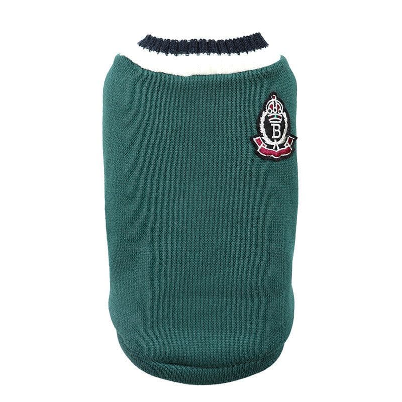 image-Pet Clothes Knitted Vest - Grey 5XL