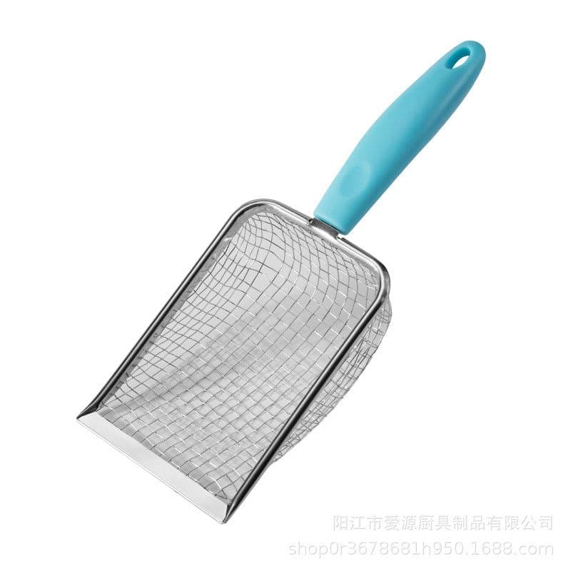 image-Stainless Steel Cat Shovel - Upgraded Handle, Pet Cleaning Tool, Beach Shovel, 6 Colors