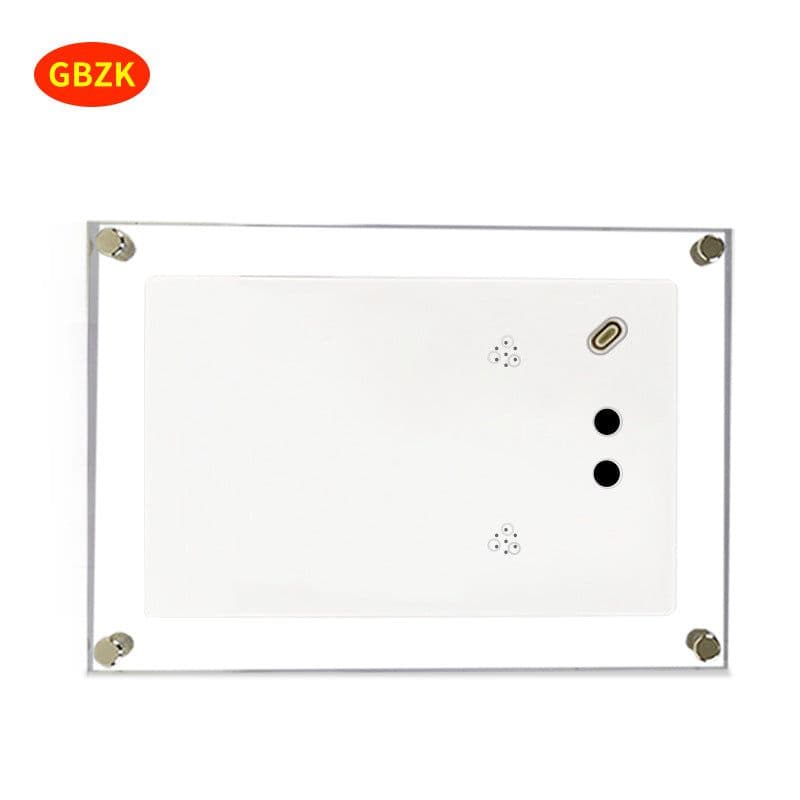 image-Amaboo 5" Digital Photo Frame - White Acrylic