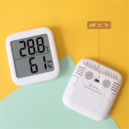 image-Large Temperature & Humidity Meter Hygrometer LCD Indoor Baby Room Thermometer