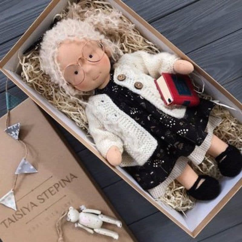 image-Waldorf Doll - Handmade Cotton Christmas Thumb Gift - Fu Luanna