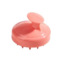 image-Silicone Scalp Massage Brush - Pink Wet & Dry