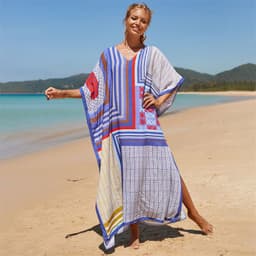 image-LH621 European and American beach blouse cotton skirt