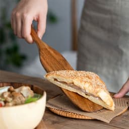 image-Acacia Wood Spatula Set 5-Piece - High Temp