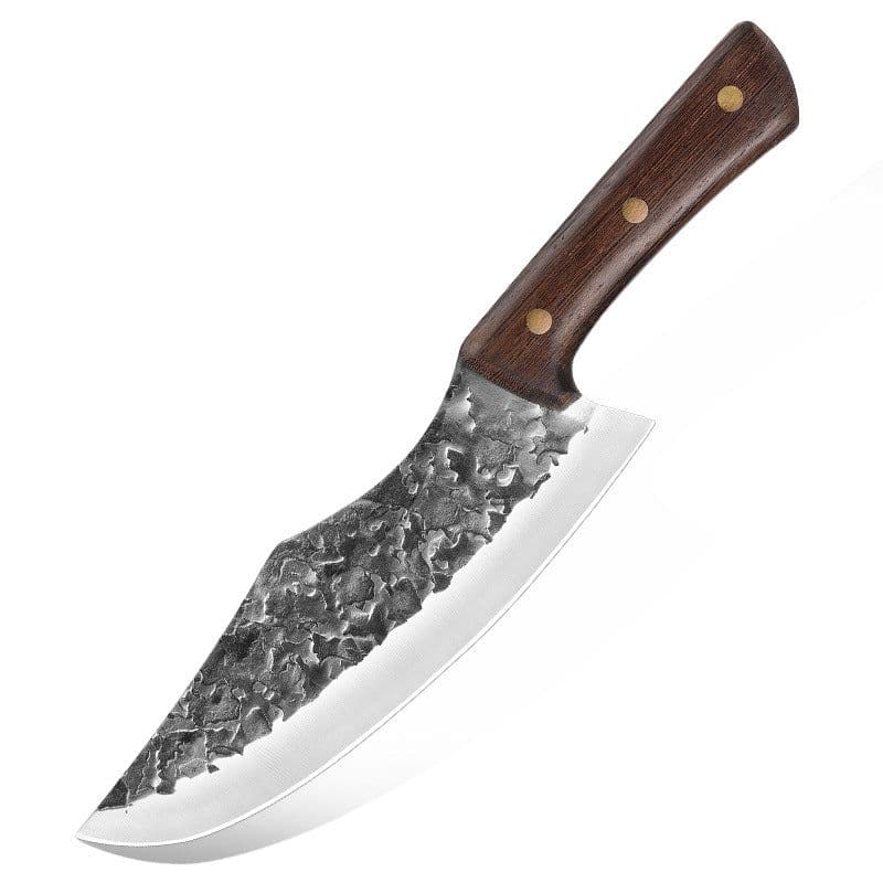 image-Curved Back Butcher Knife 19.7" Stainless Steel