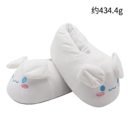image-Cute Cartoon Slippers - Moving Ears Anti-slip Blue