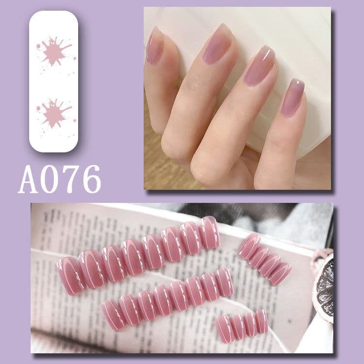 image-Internet celebrity new fake nails wearable nails finished nail patches nail art patches removable nail patches nail art accessories