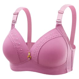 image-Women's Gathered Lift Bra - Milk Ash 36/80 3/4 Cup