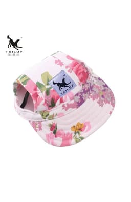image-Canvas Denim Baseball Cap for Dogs - XL, Sun Visor, Camouflage Beach Hat