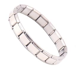 image-Stainless Steel Bracelet - Silver Detachable Unisex