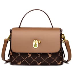 image-Women's 2023 Messenger Bag, Soft PVC Zipper Handbag, Animal Print