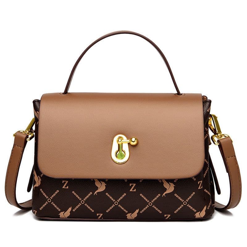 image-Women's 2023 Messenger Bag, Soft PVC Zipper Handbag, Animal Print