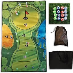 image-Golf Batting Mat - Casual Game Set 3 Clubs