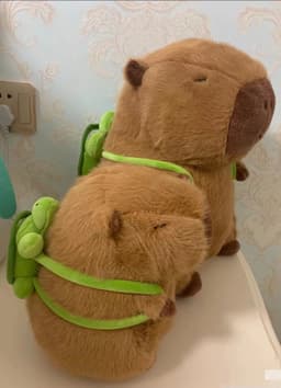 image-Capybara Plush Toy Doll - Cute Gift, Soft & Fluffy, 3C Configuration