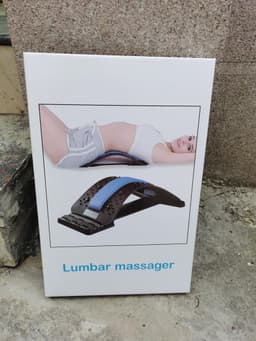 image-Lumbar Spine Reliever Massager - Back Support Stretch Top Yoga Aid