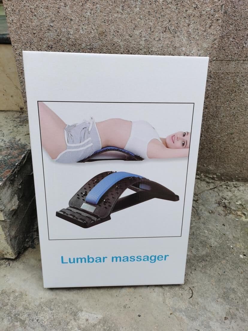 image-Lumbar Support Back Stretcher Massager