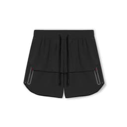 image-Men's Basketball Shorts - Black, 4XL, Breathable Beach Pants