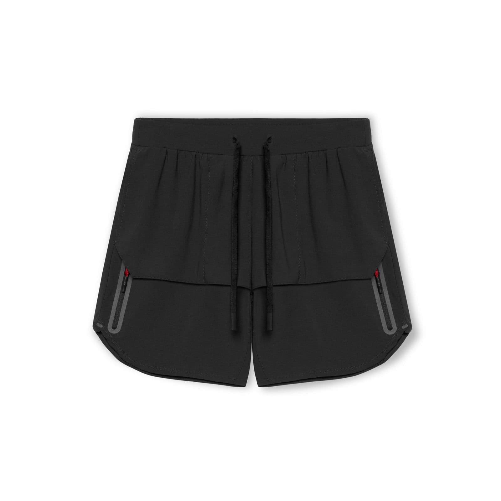 image-Men's Basketball Shorts - Black, 4XL, Breathable Beach Pants