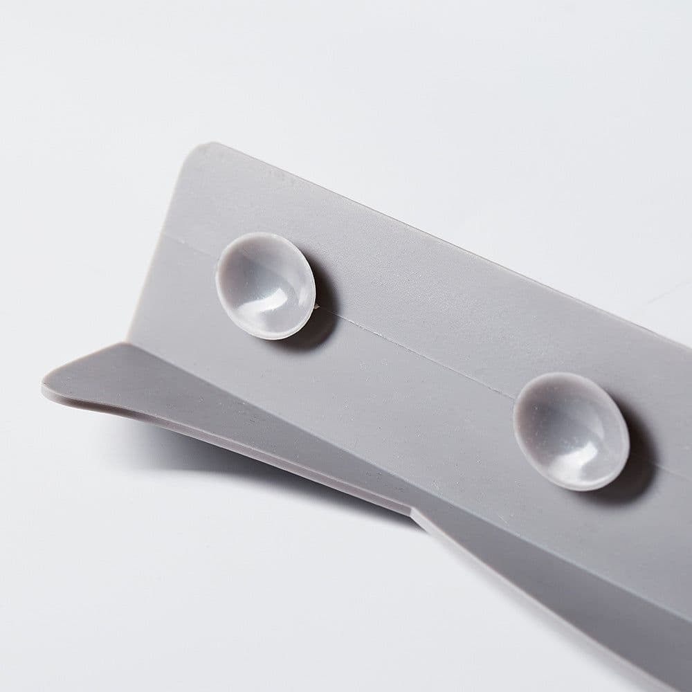image-Kitchen Sink Splash Guard Silicone Suction Cup Baffle