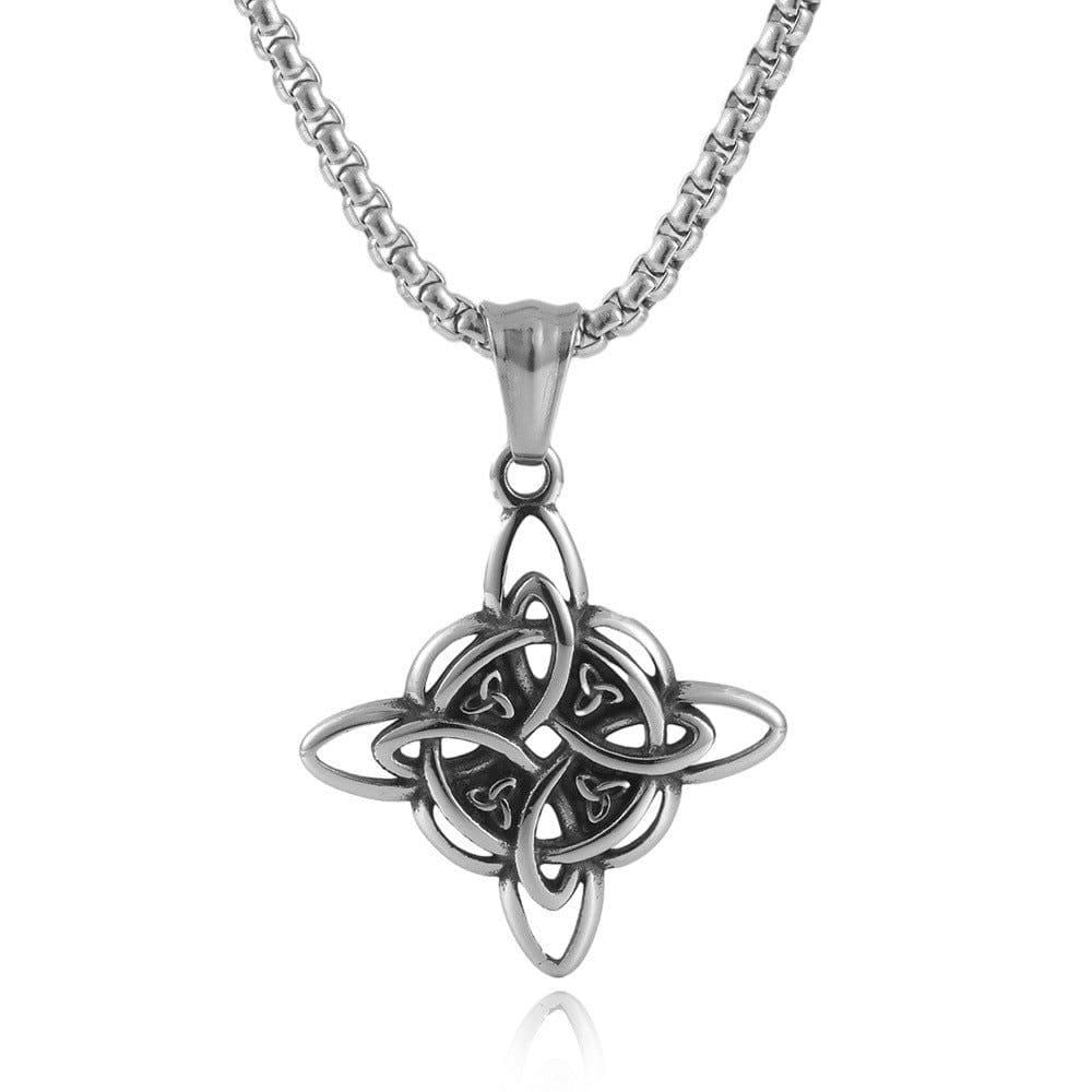 image-Vintage Gold Celtic Knot Pendant - Titanium Steel, Men's Trend