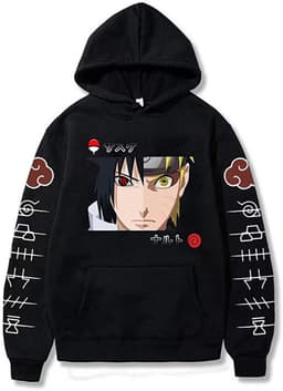 image-Men's & Women's Anime Hooded Hoodie - Large Size