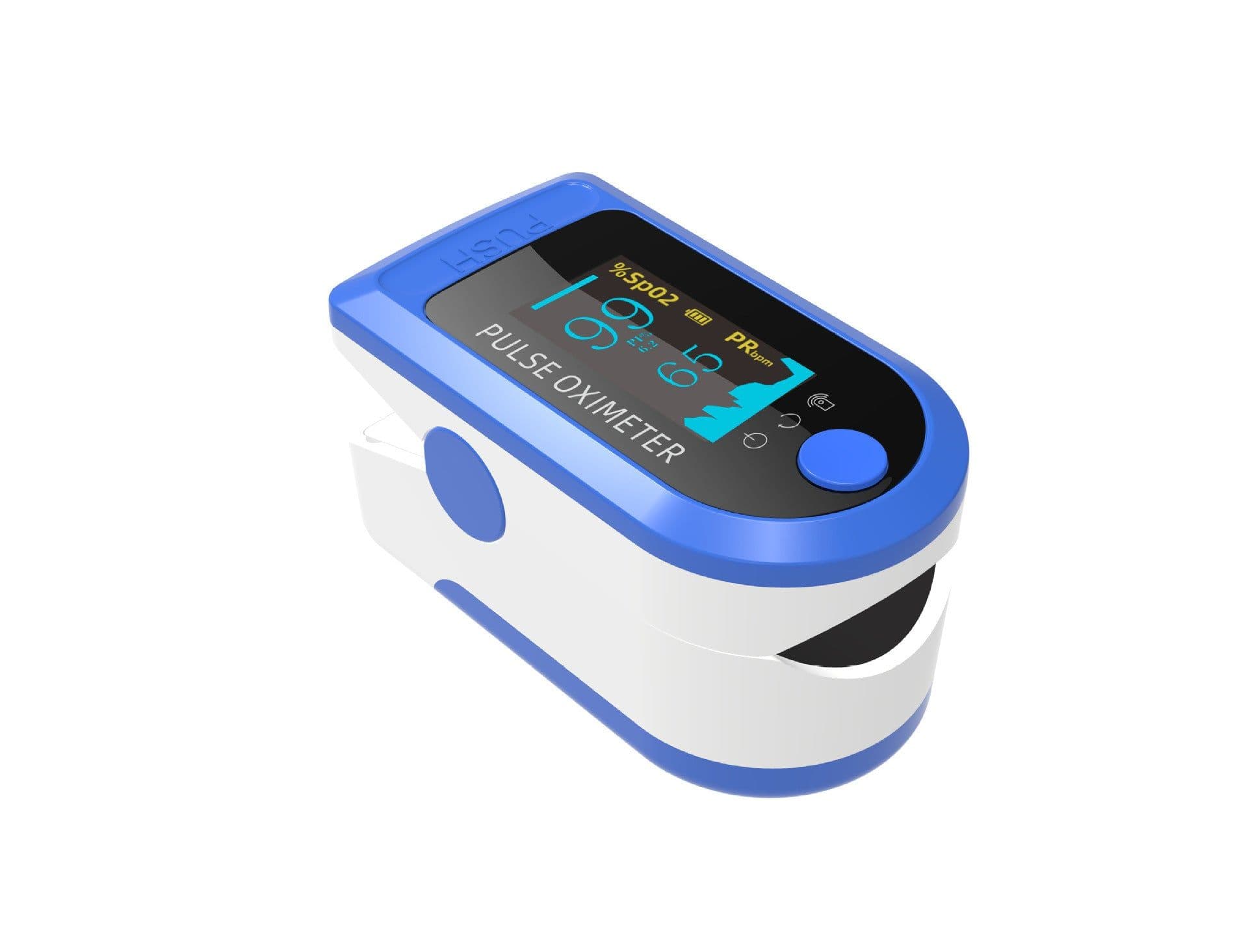 image-LK87 88 finger clip oximeter pulse index blood oxygen saturation sleep convenient detection tester cross-border