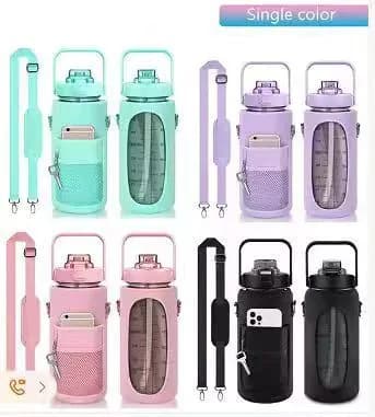 image-Manufacturers wholesale insulation cup sets insulation kettle sets water cup sets water bottle sets anti-collision can be inclined across diving material cup sets